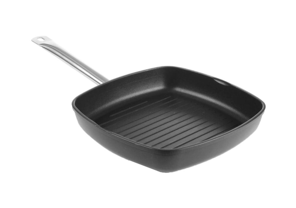 Hendi Grillpfanne 22cm Grillpfanne – Gastro Pfanne/Gastro Topf – schwarz