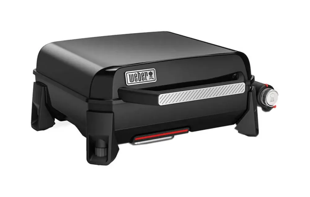 Weber Traveler 43cm Griddle Gasgrill Plancha – Plancha Grill – schwarz