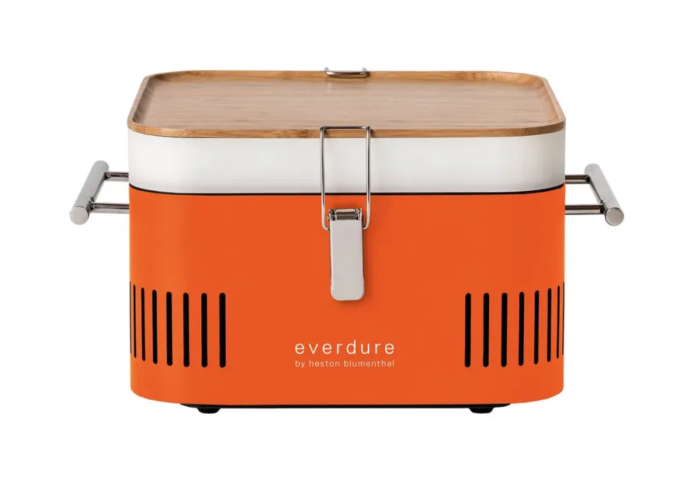 Everdure HBCUBEOEU Holzkohlegrill Orange