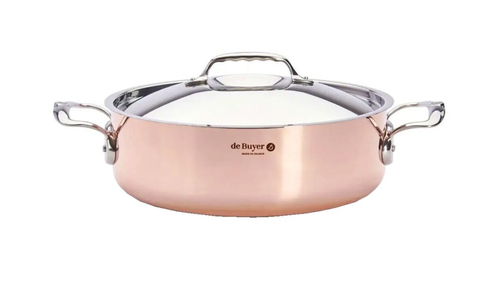 de BUYER - Servierpfanne, 28CM/4.9L, Kupfer