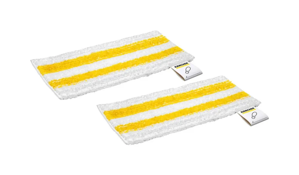 Kärcher EasyFix Universal Bodentuchset – Wischbezug/Ersatzbürste – weiss