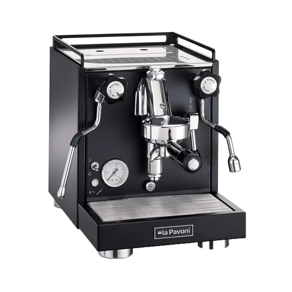 La Pavoni Semiprofesssionell Cellini Classic Nera Siebträgermaschine – Siebträgermaschine/Espressomaschine – schwarz