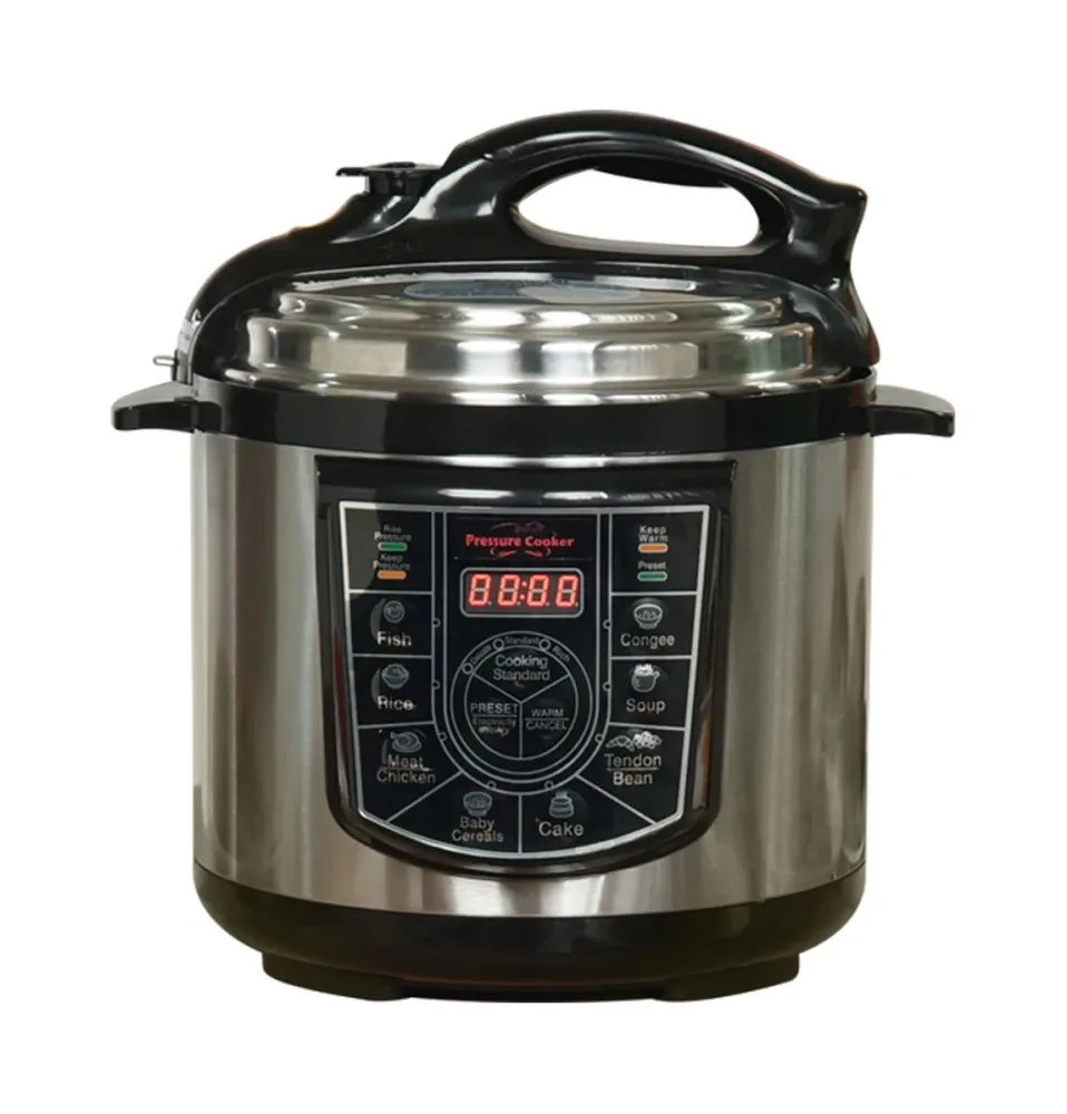 BEST DIRECT Starlyf Pressure Cooker Schnellkochtopf – Reiskocher – edelstahl / schwarz