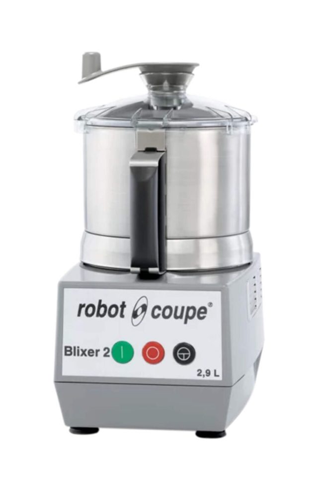 Robot Coupe Blixer 2 – Gastro Aufschnittmaschine, Mixer & Küchenmaschine – grau