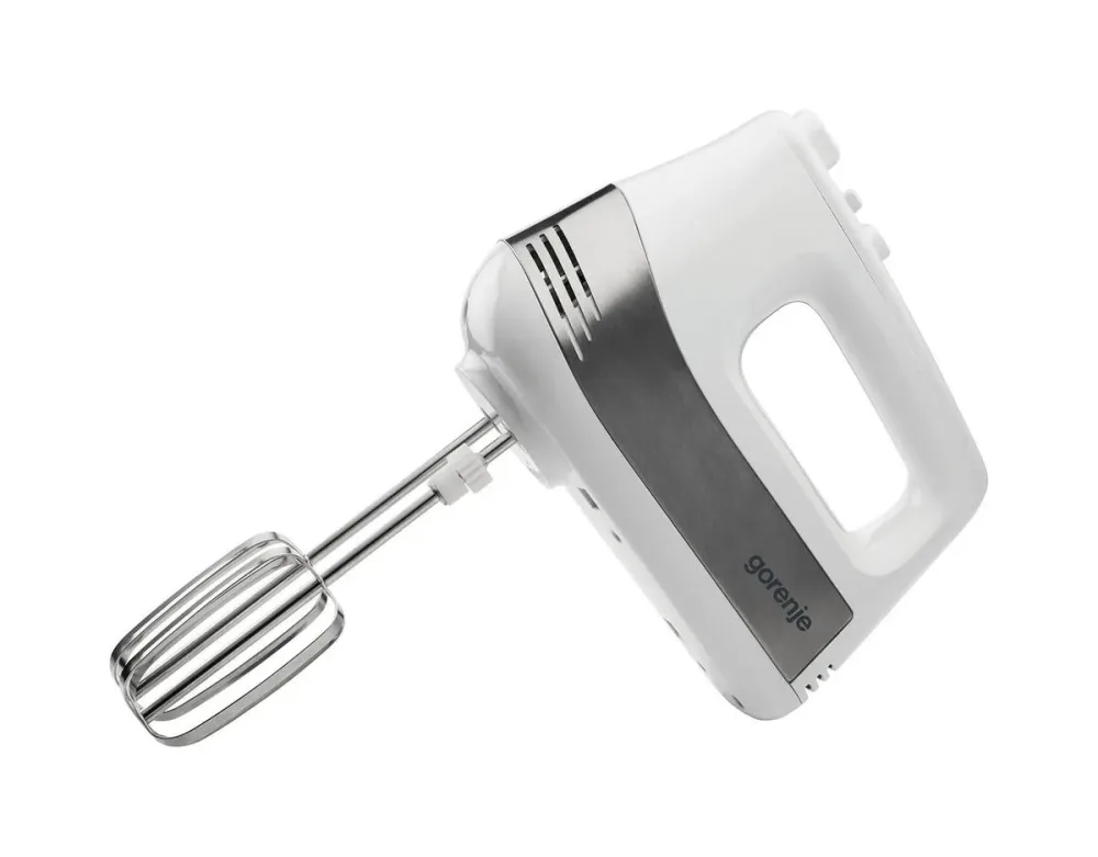 Gorenje Handmixer mit praktischem Geräteständer und Rührschüssel 3L – weiss