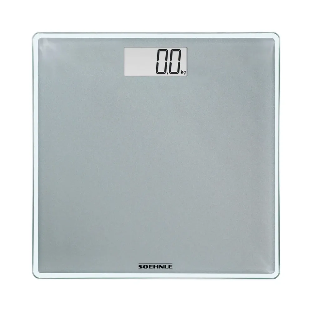 Soehnle Personenwaage Style Sense Compact 300 – Personenwaage/Körperwaage – silber