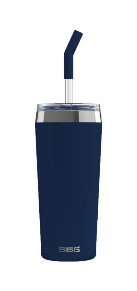 Sigg HELIA NIGHT INK 0.6 L Reisebecher – Trinkflasche/Thermosflasche/Shaker – dunkelblau