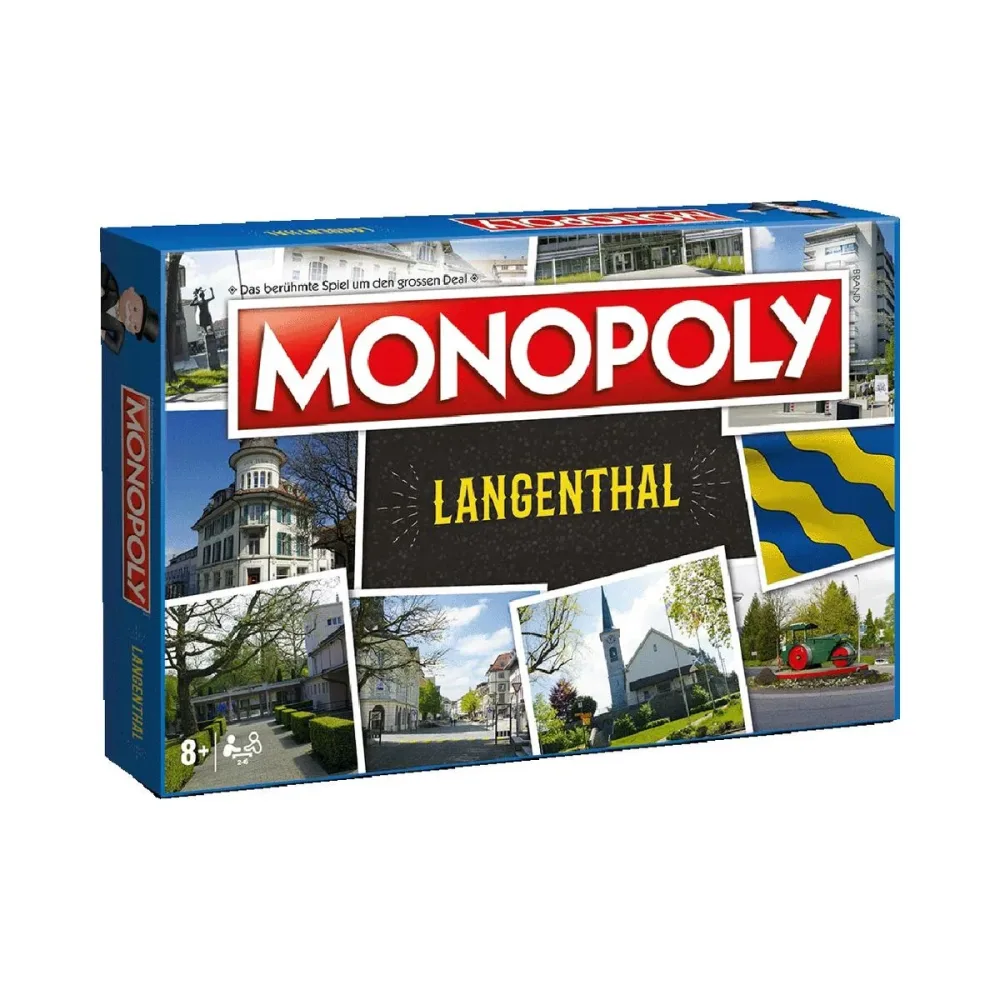 Hasbro - Monopoly Langenthal, Multicolor