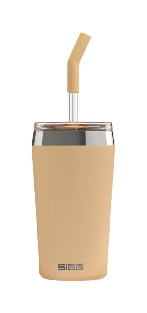 Sigg HELIA MUTED PEACH 0.45 L Reisebecher – Trinkflasche/Thermosflasche/Shaker