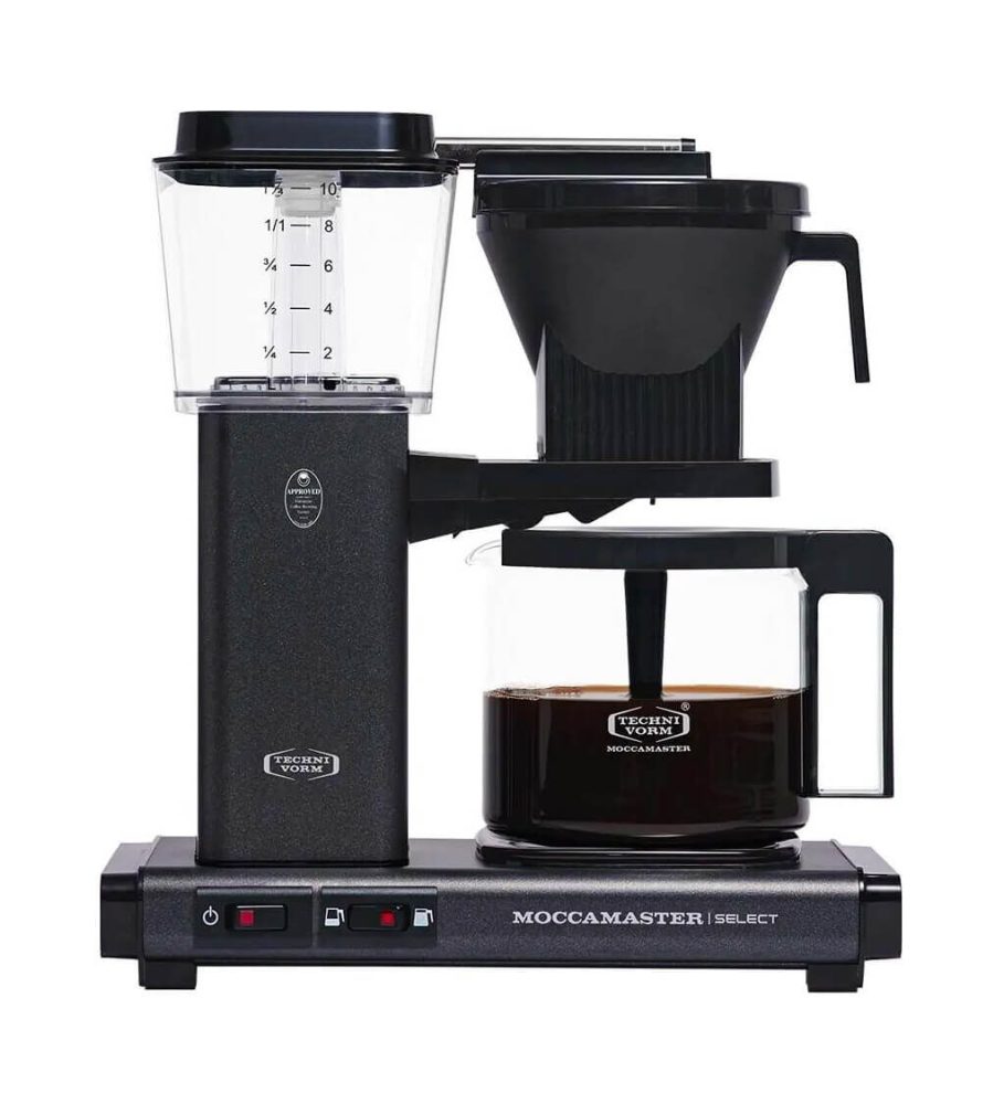 Moccamaster KBG Select - stone grey Filterkaffeemaschine – dunkelgrau