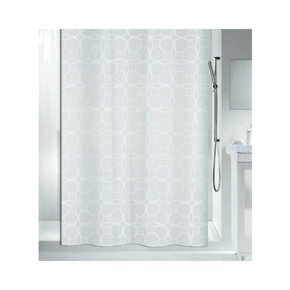 Spirella Duschvorhang Filigran 180x200cm Weiss