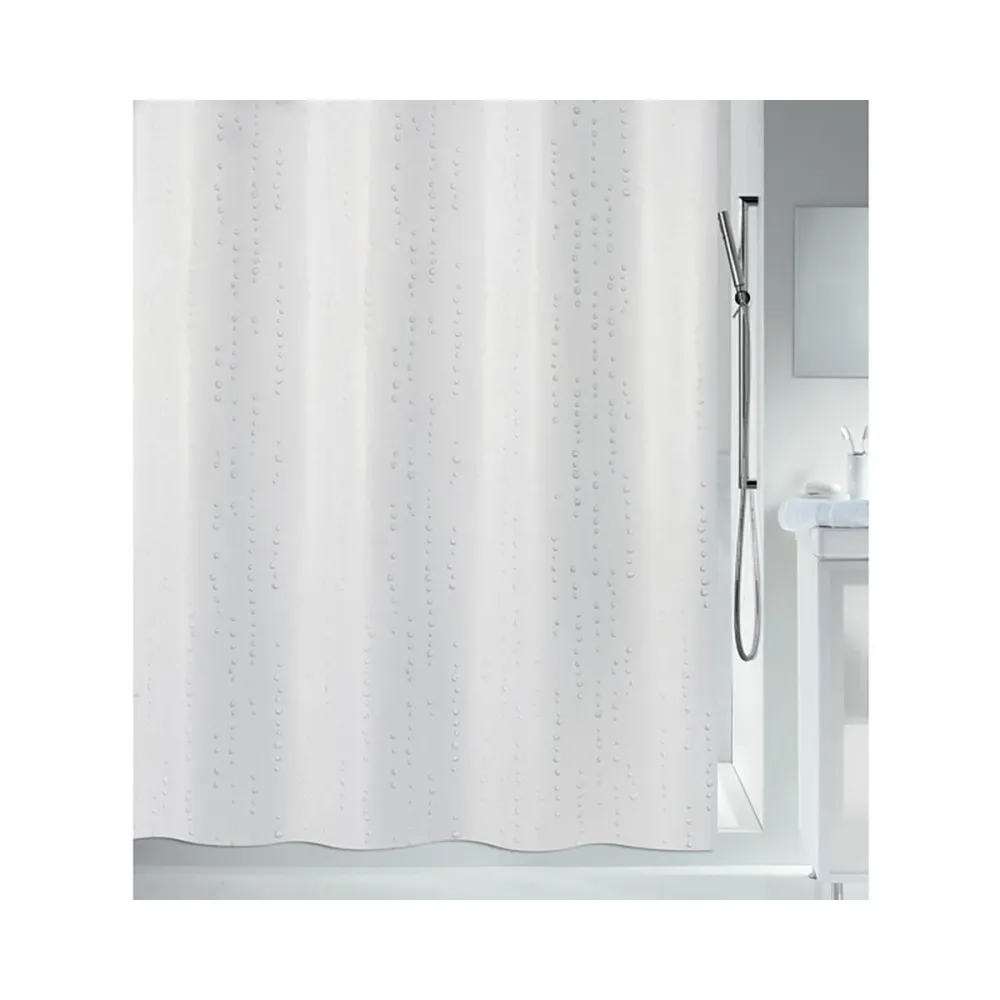 Spirella Duschvorhang Tropfen Design | 180 × 200 cm