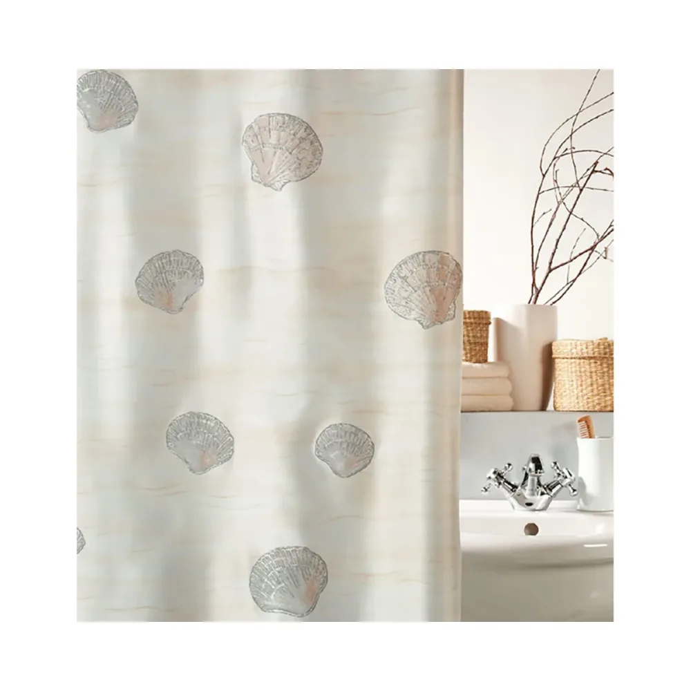Spirella Duschvorhang Atlantis Champagne | 180 × 200 cm