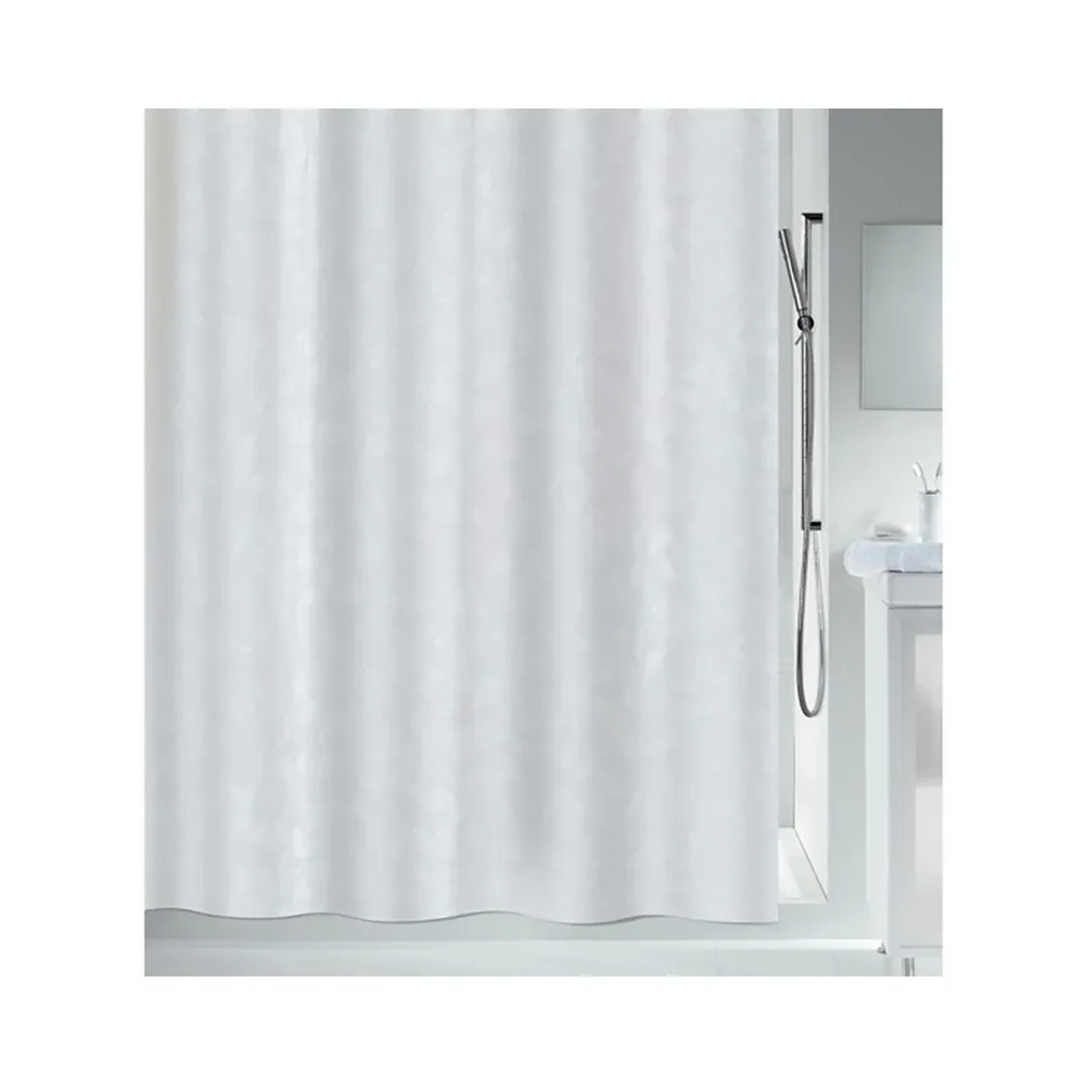 Spirella Porto Textilduschvorhang 180x200 cm Weiss