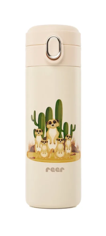 Reer R90100 Kids Trinkhalmflasche Creme