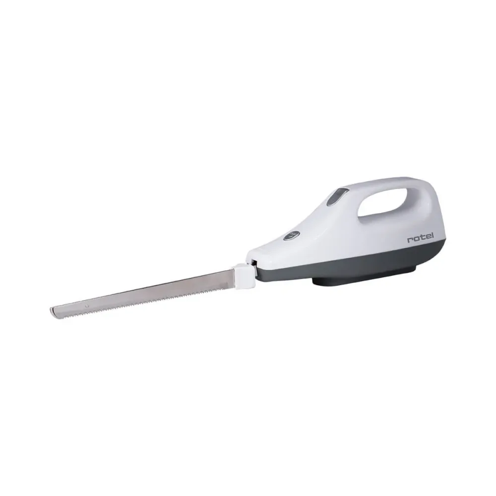 Rotel Elektromesser mit Doppelklinge