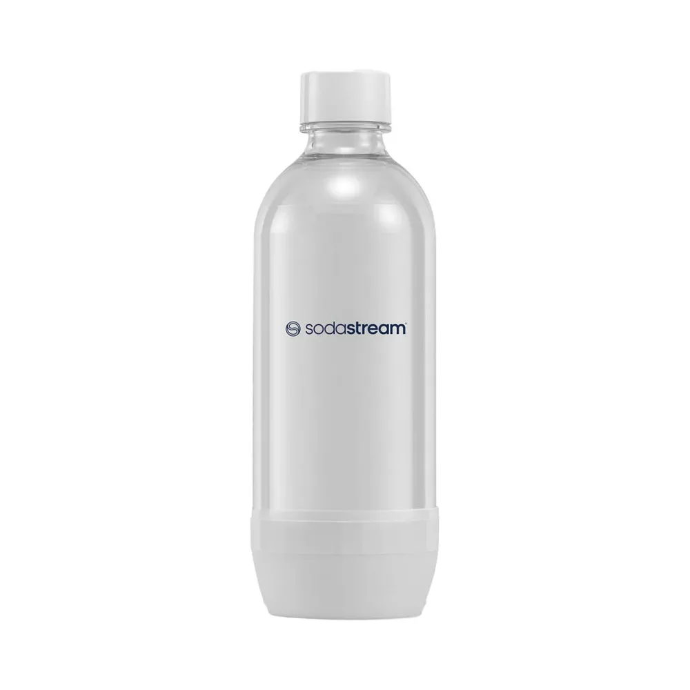 Sodastream 1x 1L Kunststoffflasche Regular white DWS – Wassersprudler Zubehör – weiss