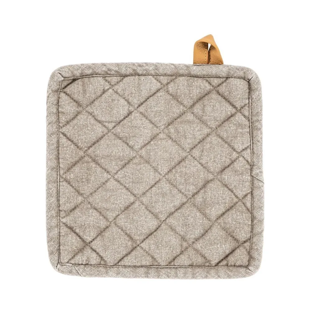 Tiseco - Topflappen MYRNA - 2er Set, One Size, Taupe