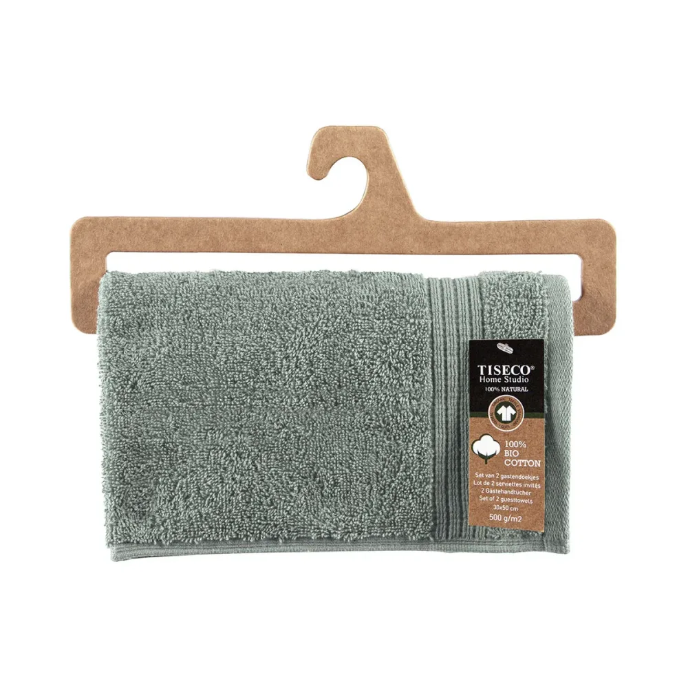 Tiseco 3546SAGEGREEN Handtuch 2 Stk. Grün