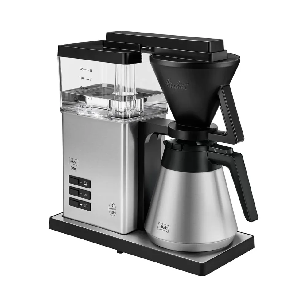 Melitta One Therm Filterkaffeemaschine – edelstahl / schwarz