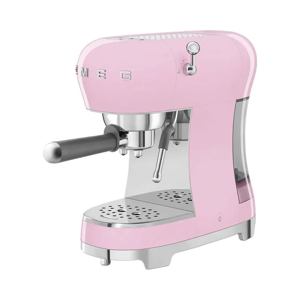 Smeg ECF02PKEU Cadillac Pink Espressomaschine – Siebträgermaschine/Espressomaschine