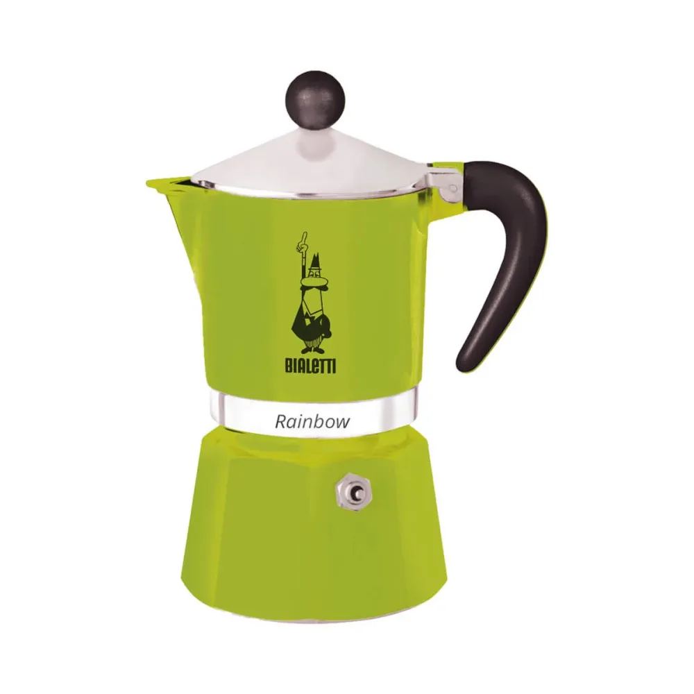 BIALETTI, HOME & LIVING, RAINBOW GrÃ¼n - 3 Becher, Produkte & Wohnen, Household & Kitchen, Kaffee- & Teemaschinen, Espressokanne