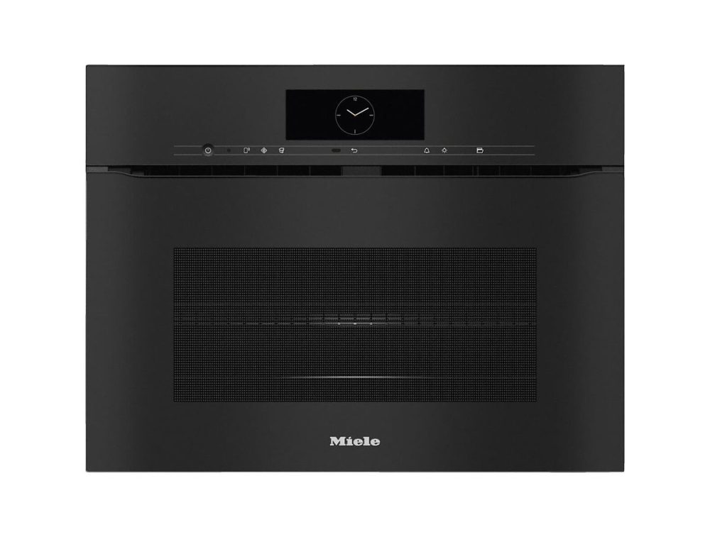 Miele H 7840-60 BMX SW Kompakt Backofen 60cm mit Mikrowelle – Einbau Backofen 60 cm – obsidianschwarz