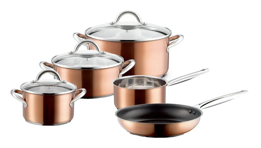 Mäser Kochtopf-Set 8-tlg edelstahl