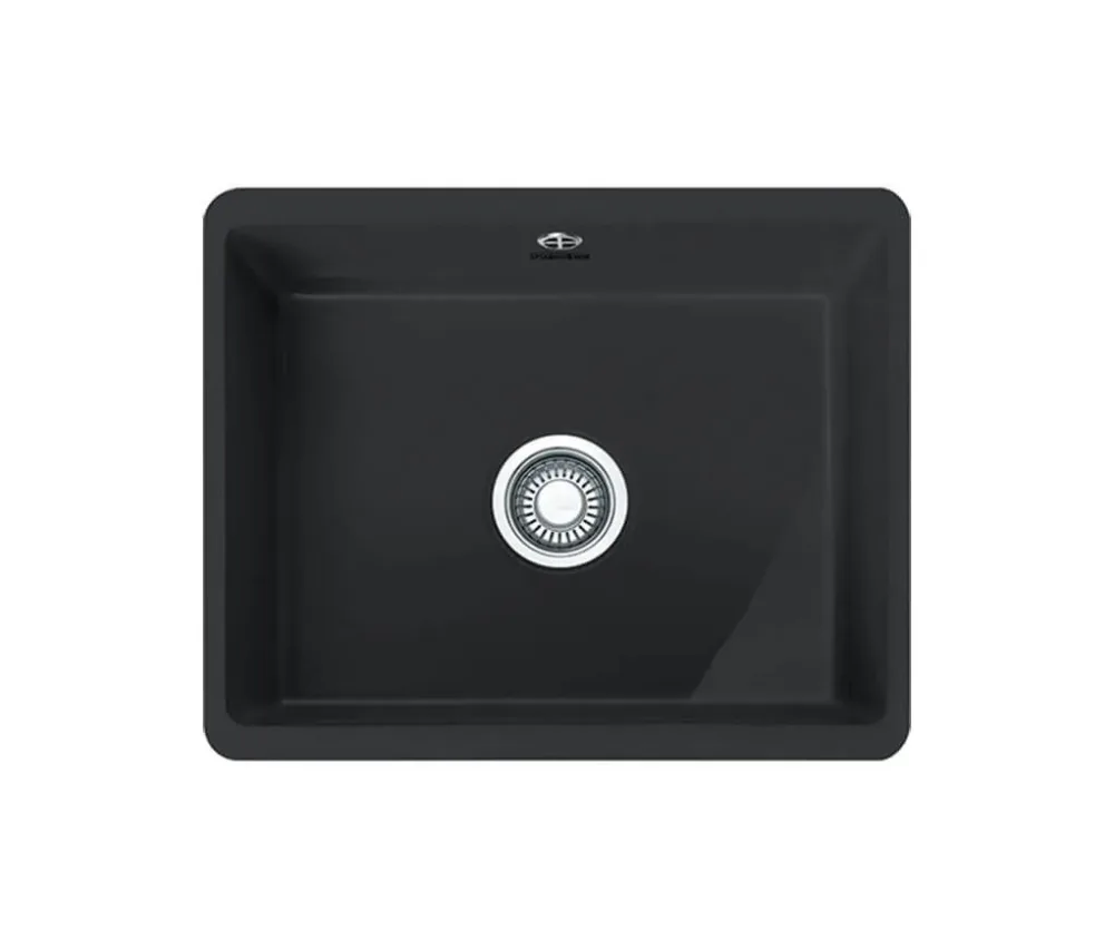 Franke Kubus KBK 110 50 Keramik Spülbecken Onyx