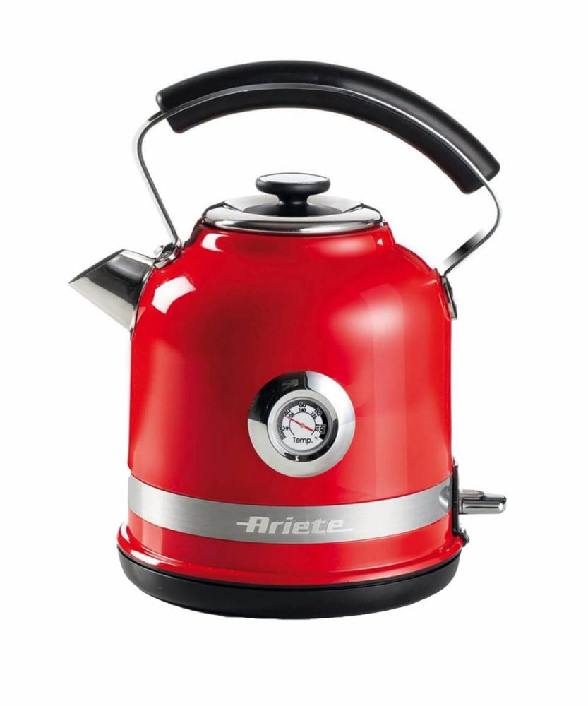 Ariete - Wasserkocher, Rot Bunt, 1.7L