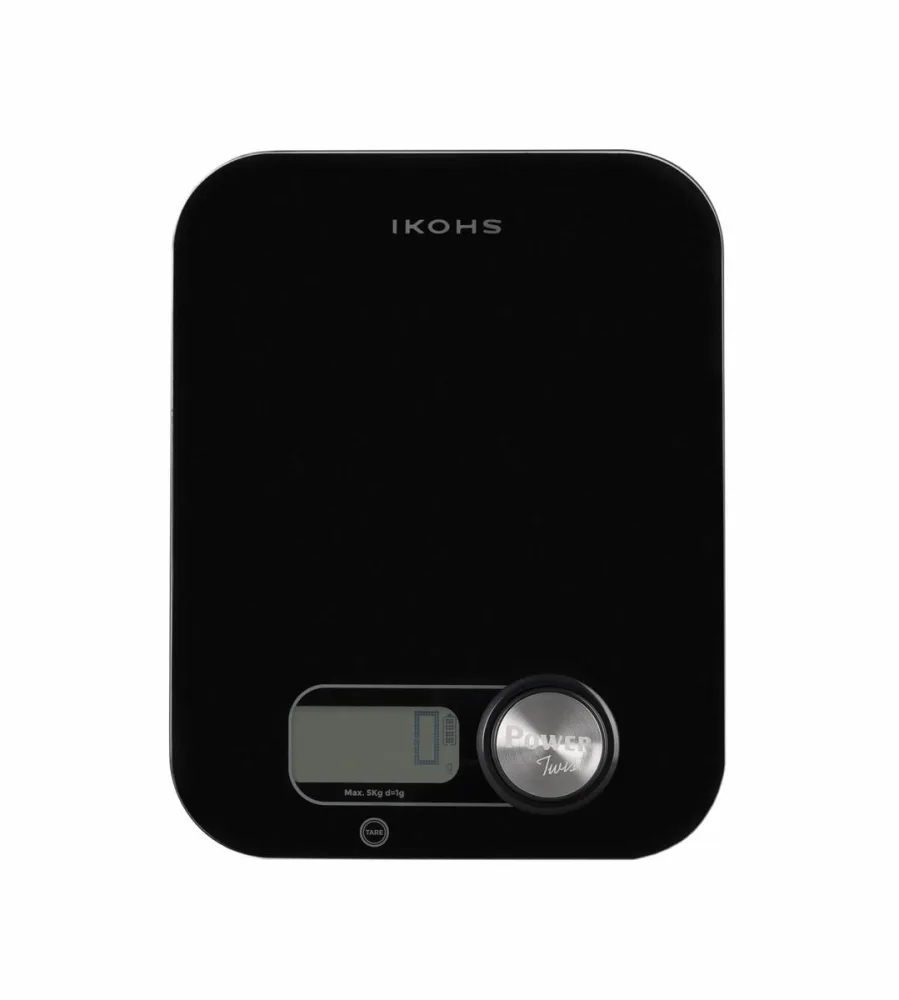 CREATE - Pondus - Küchenwaage ohne Batterien, 4.5cm, Schwarz