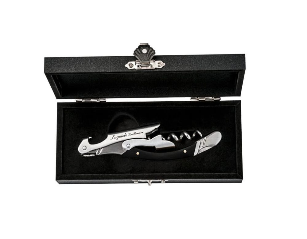 Laguiole Style de Vie Style de Vie Korkenzieher Ebenholz schwarz – Weinzubehör