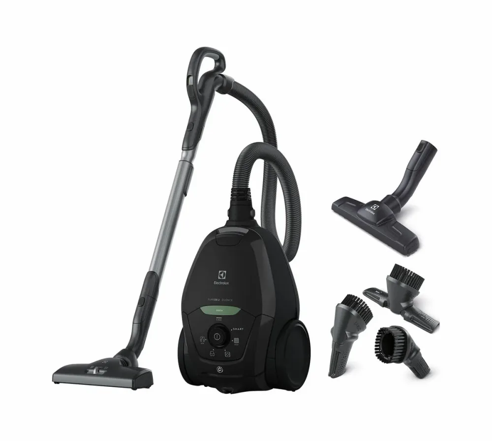 Electrolux - Staubsauger Ultra Silencer Pure D8.2 Green Ebony Black, One Size