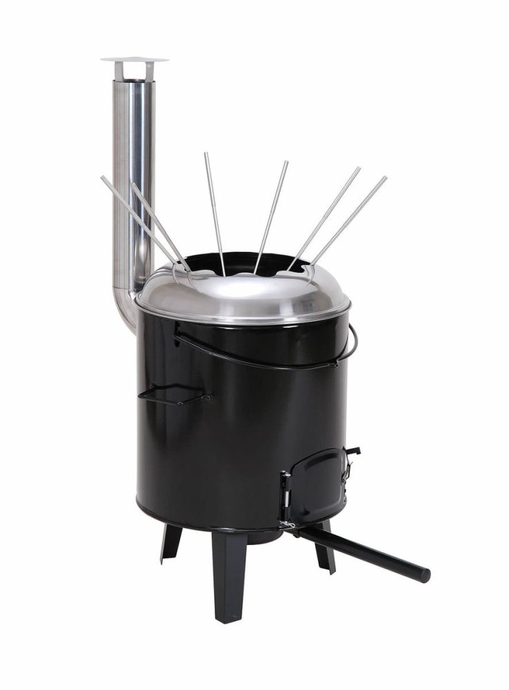 BBQ Dragon 8 teiliger Erlebnisofen Grill – Holzkohlegrill/Kohlegrill