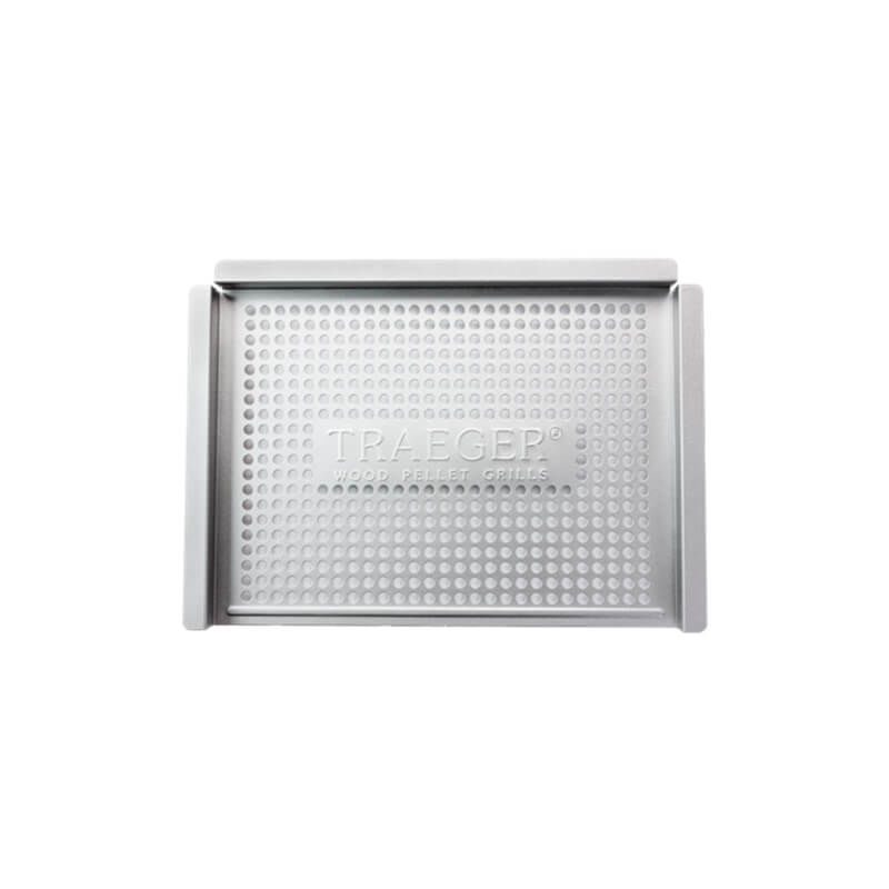 Traeger Edelstahl Grillblech 29x40cm – Grillplatte/Grillrost