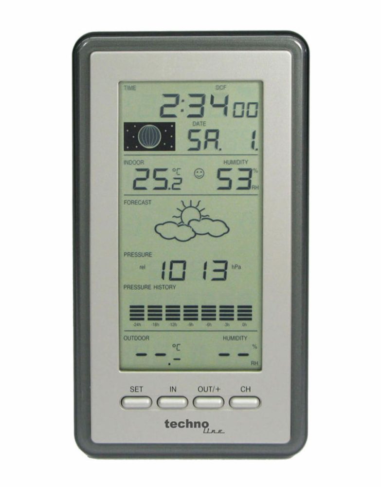 technoline Wetterstation WS 9040, inkl Außensensor