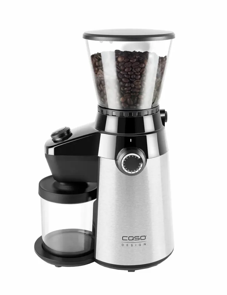 Caso Barista Flavour Kaffeemühle silber