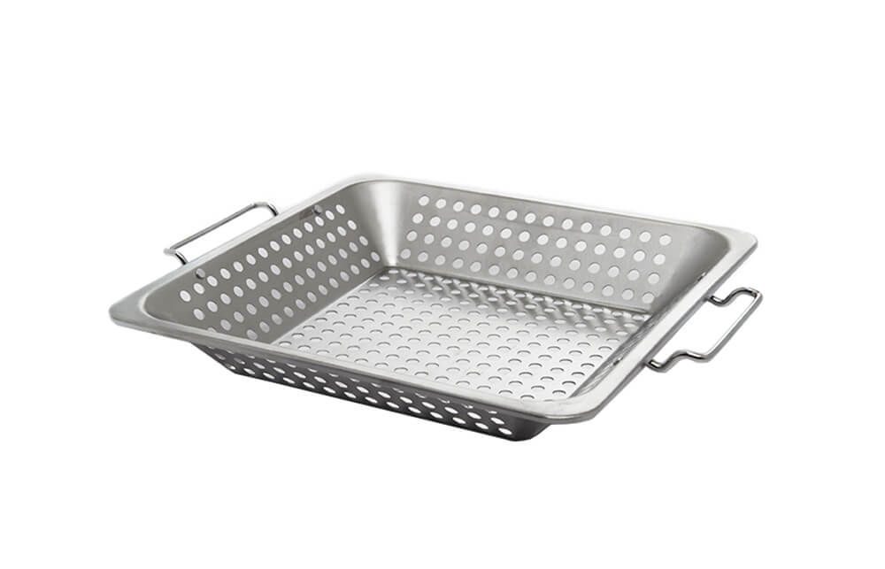 Broil King Grosser Gemüsekorb – Grillschale/Grillpfanne/Grillgeschirr – edelstahl