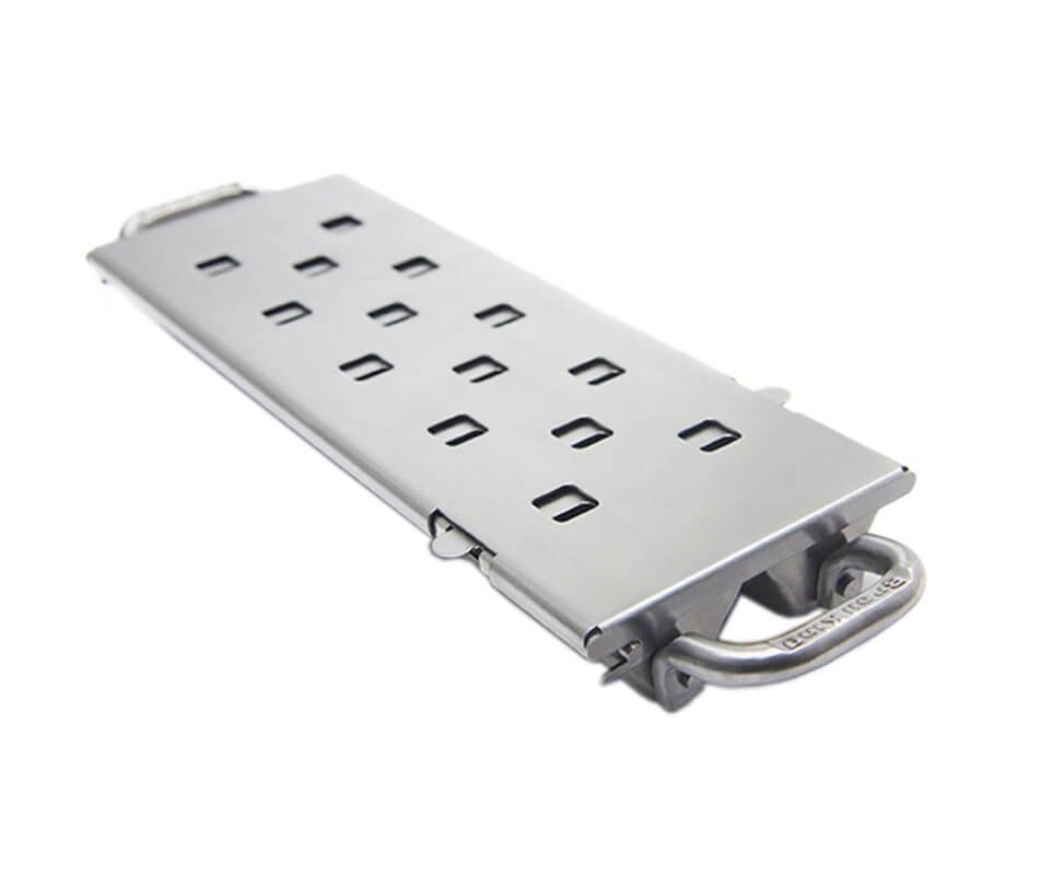 Broil King Edelstahl Räucherbox mit Regulierung – Grill Ablage/Grill Rollwagen/Grill Erweiterung