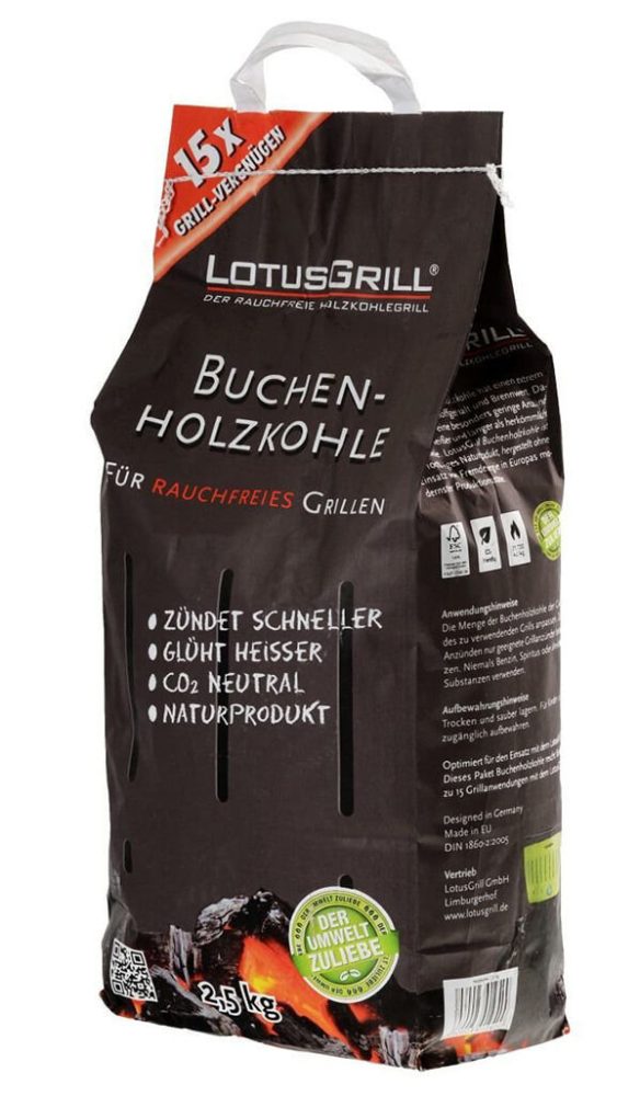 Lotusgrill Holzkohle 2.5Kg
