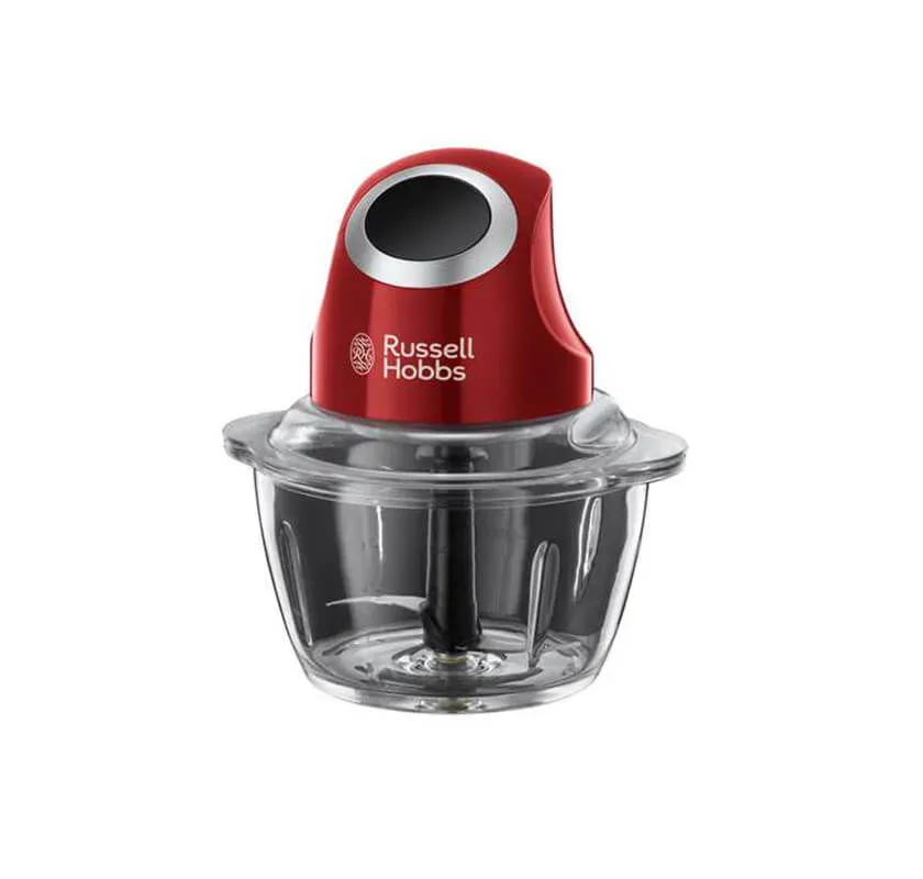 Russell Hobbs - 24660-56 Desire - Mini Zerkleinerer, 200W, 0.5Lt, Rot Bunt, One Size