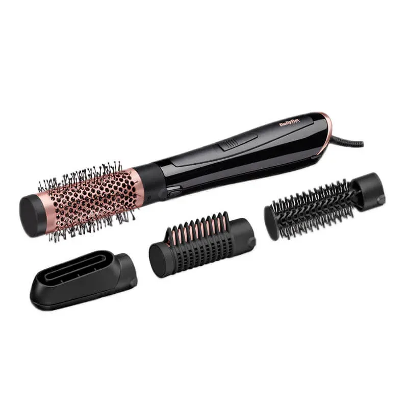 Babyliss Perfect Finish 1000 Warmluftbürste – Warmluftbürste/Föhnbürste – schwarz