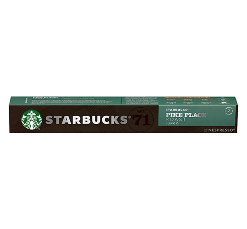 Starbucks Pike Place, Medium Roast Kaffeekapseln – Nespresso Kapseln – blau