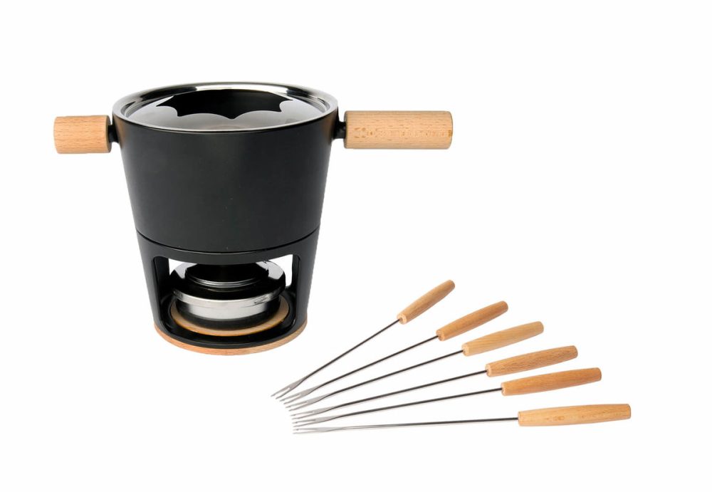 Stöckli - Fleischfondue-Set, 16cm, Black
