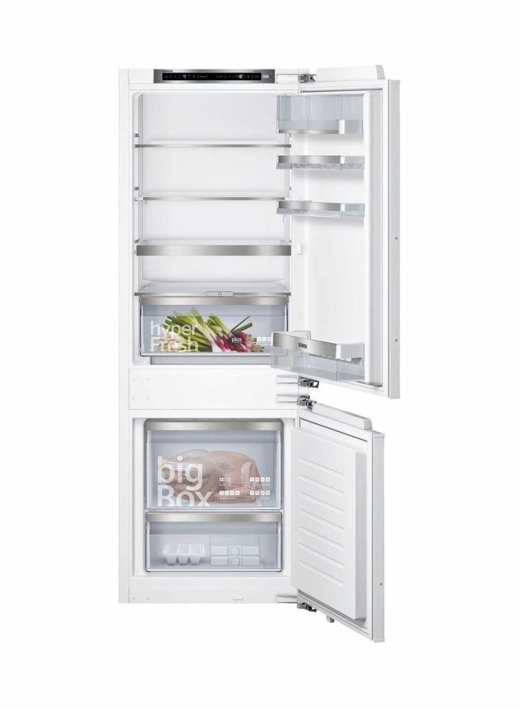 Siemens KI77SADE0H Kühlschrank mit Gefrierfach vollintegriert – Einbaukühlschrank mit Gefrierfach 60 cm vollintegriert