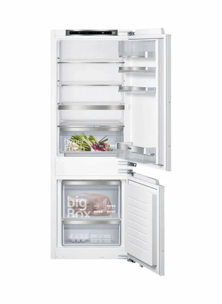Siemens KI77SADE0H Kühlschrank mit Gefrierfach vollintegriert – Einbaukühlschrank mit Gefrierfach 60 cm vollintegriert