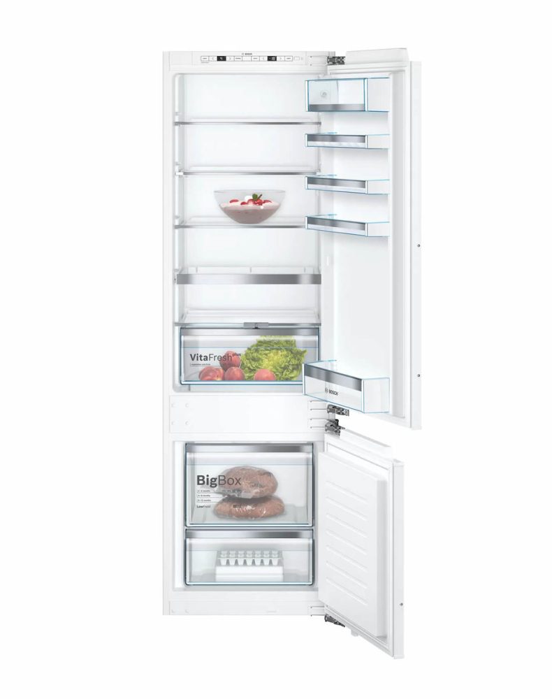 Bosch KIS87ADE0H Einbau Kühlschrank 60cm vollintegriert – Einbaukühlschrank mit Gefrierfach 60 cm vollintegriert