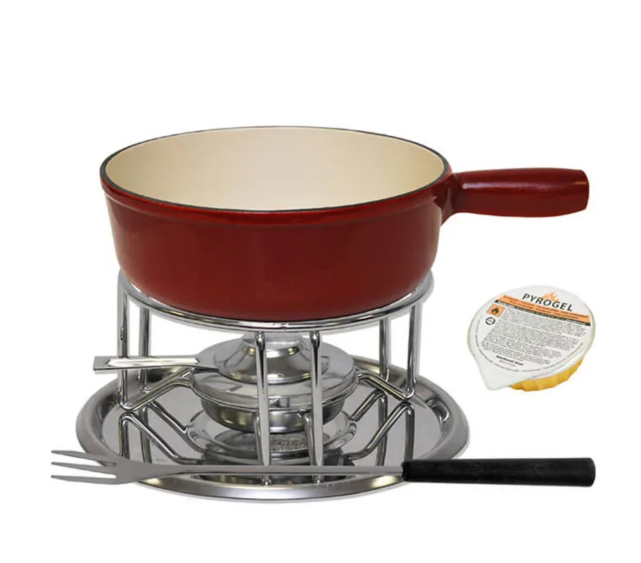 Heidi Cheese Line Fondueset rot