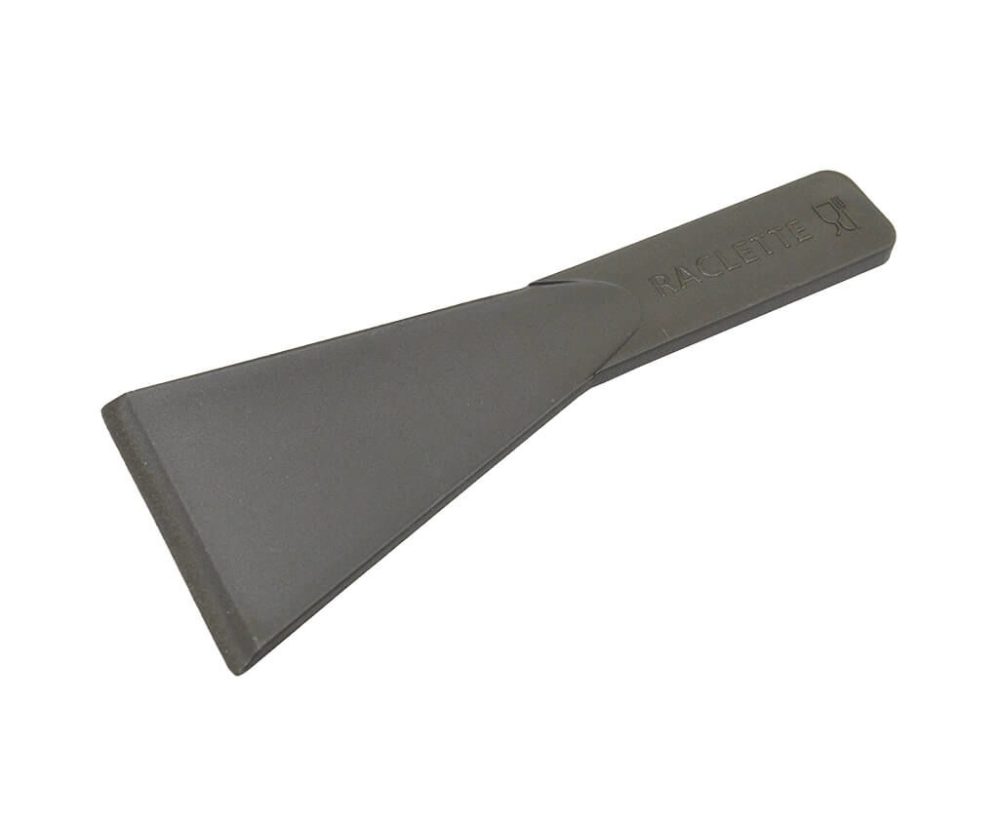 Heidi Cheese Line Spatula 4 teilig. Zubehör Raclette- Spachteln – Raclette Zubehör/Fondue Zubehör – schwarz matt