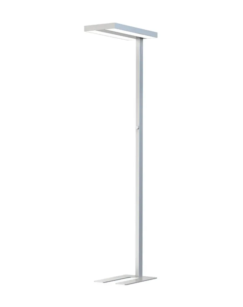 CONTINI, Unsere Neuheiten, CONTINI LED Büro-Stehleuchte dimmbar silber, Produkte & Wohnen